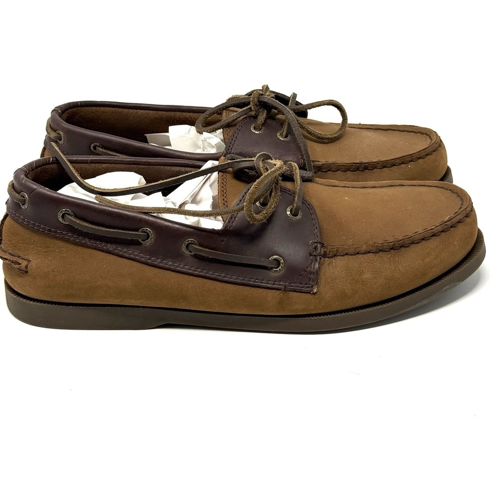 G.H. Bass Hampton Core 2 Mens Brown Leather Boat Shoes 10.5 M 6125-2326-230 - Picture 6 of 12